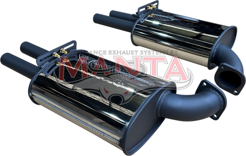 Holden Commodore VE VF Ute 3in Rear Mufflers (pair)