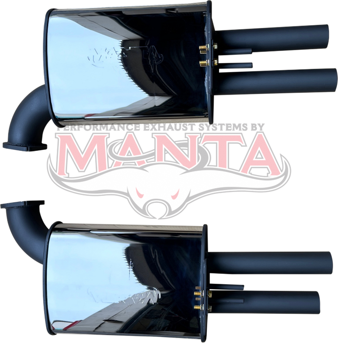 Holden Commodore VE VF Ute 3in Rear Mufflers (pair)