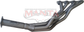 Holden Commodore VB - VS V8 5.0L EFI 4-1 Tuned Extractor 1 3/4 Primary with 3 inch Outlets (HOLH107)
