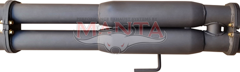 DS DT Ram 1500 5.7L Hemi V8 Dual 3in Centre Hotdogs