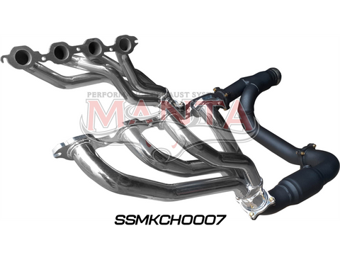 Chevrolet Silverado 1500 ZR1 & ZR2 6.2L V8 Coated Extractors, Cats & Y-Pipe To Suit Factory Catback