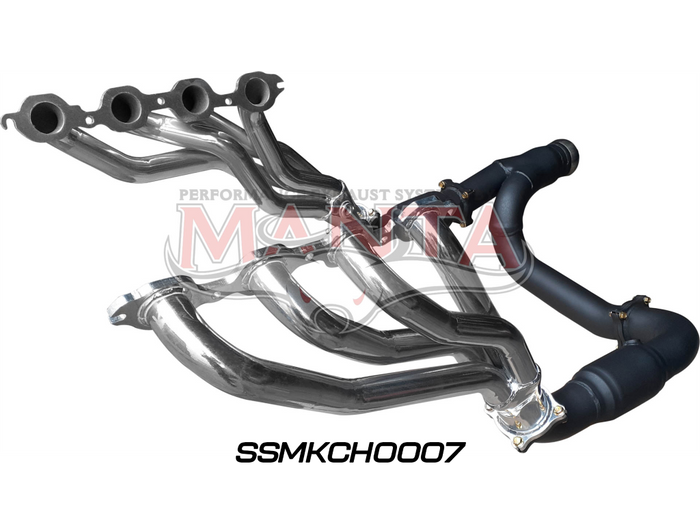 Chevrolet Silverado 1500 ZR1 & ZR2 6.2L V8 Coated Extractors, Cats & Y-Pipe To Suit Factory Catback