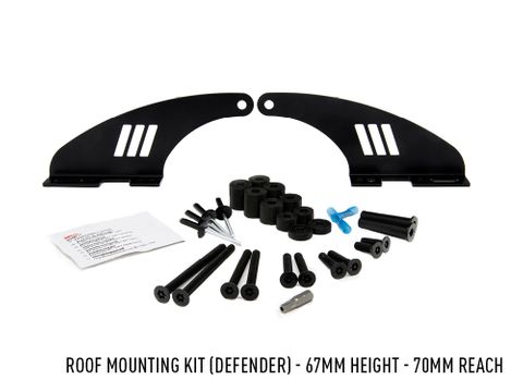 Roof Mounting Kit (Defender) 67mm Height / 70mm Reach 