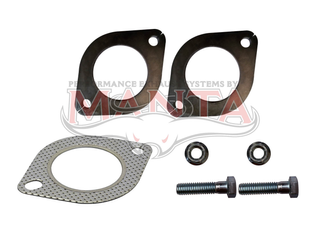 2 Bolt 2.5in Commodore Flange Kit Inc FE042A-8 x 2, GMG093 x 1 Gasket + BOLT150 x 2