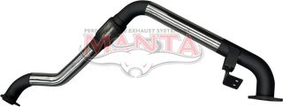 Toyota LandCruiser HZJ80 2 1/2in Engine Pipe With Stainless Flex - to connect to factory manifold