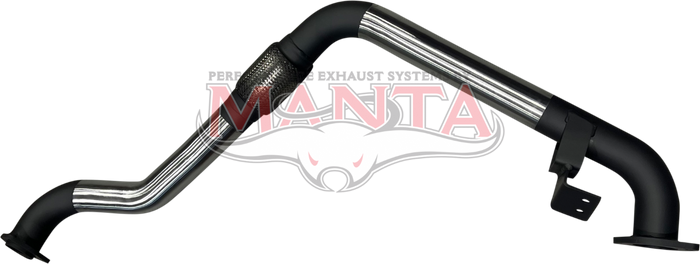 Toyota LandCruiser HZJ80 2 1/2in Engine Pipe With Stainless Flex - to connect to factory manifold