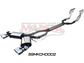 Chevrolet Camaro 2018+ 6.2L V8 17/8in Coated Extractors & 3in Dual System with Valves & 4in Tips