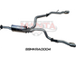DT RAM 1500 5.7L V8 3in Single into Twin, Factory Cat Back Exhaust, with 5in Chrome tips
