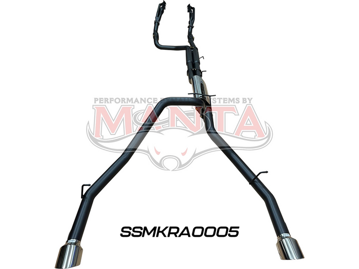 DT RAM 1500 5.7L V8 3in Twin Full Exhaust, with Extractors and Cats, and 5in Chrome tips