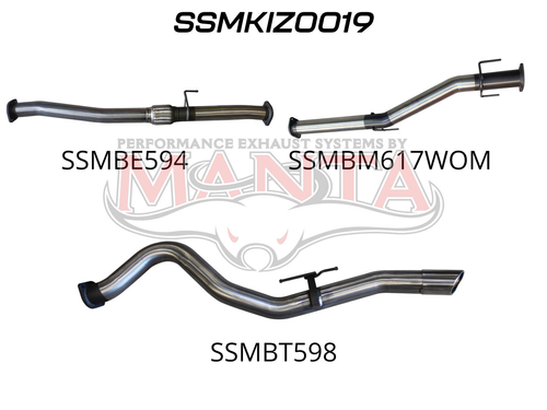 Isuzu D-Max 2020 ON 3.0L DPF BACK