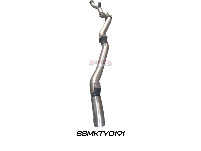 Toyota Landcruiser VDJ79 V8 4.5L TD, Ute 2016 To Current, 4in Single DPF Back Without Muffler