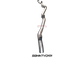 VDJ79 V8 4.5L TD, Ute 2016 To Current, 4in Single DPF Back Without Muffler