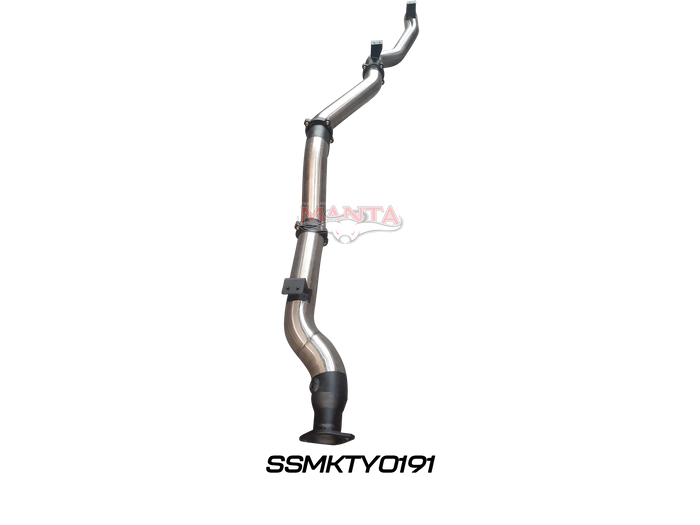 Toyota Landcruiser VDJ79 V8 4.5L TD, Ute 2016 To Current, 4in Single DPF Back Without Muffler