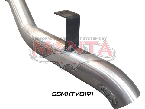 Toyota Landcruiser VDJ79 V8 4.5L TD, Ute 2016 To Current, 4in Single DPF Back Without Muffler