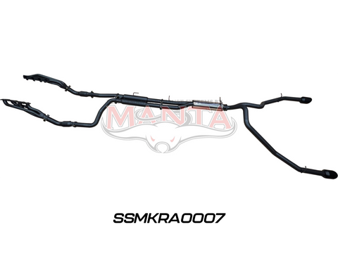 DT RAM 1500 5.7L V8 3in Twin Full Exhaust, with Extractors and Cats, and 5in Black tips