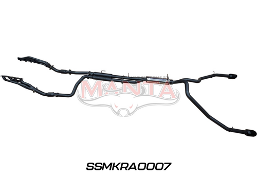 DT RAM 1500 5.7L V8 3in Twin Full Exhaust, with Extractors and Cats, and 5in Black tips
