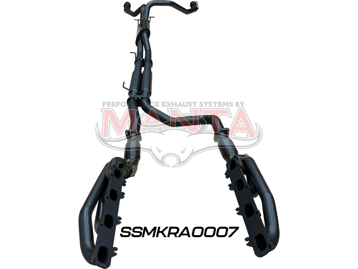 DT RAM 1500 5.7L V8 3in Twin Full Exhaust, with Extractors and Cats, and 5in Black tips
