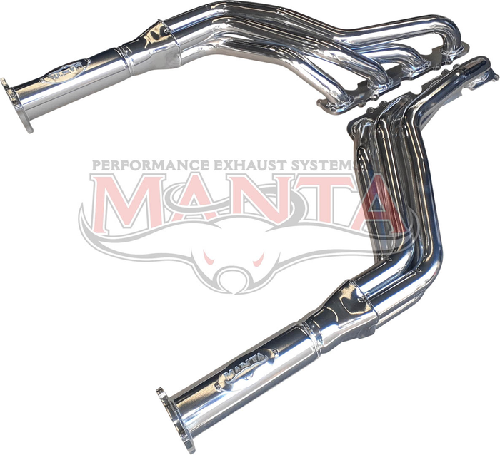 Mercedes Benz C63 W204 V8 1 3/4in 4 into 1, Tuned Length, 3in Outlet Headers, Ceramic Coated