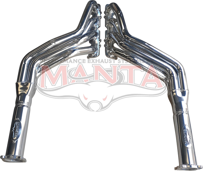 Mercedes Benz C63 W204 V8 1 3/4in 4 into 1, Tuned Length, 3in Outlet Headers, Ceramic Coated