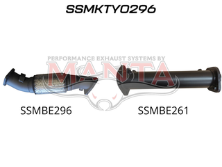 Toyota Landcruiser VDJ76/78/79 V8 3in NO CAT DPF REPLACEMENT - will suit all exhaust systems includi