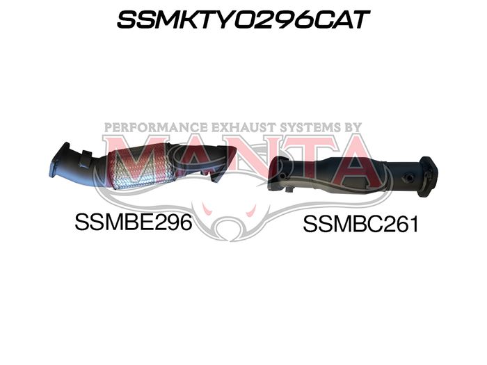 Toyota Landcruiser VDJ76/78/79 V8 3in WITH CAT DPF REPLACEMENT - will suit all exhaust systems inclu