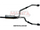 DS RAM 1500 5.7L V8 3in Single into Twin, Factory Cat Back Exhaust, with 5in Black tips