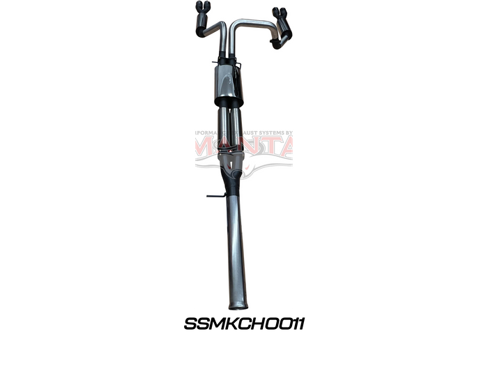 Chevrolet Silverado 1500 6.2L V8 Cat Back Exhaust System, Centre & Rear Mufflers With Quad Tips