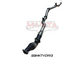Toyota Landcruiser VDJ79 V8 4.5L TD, (DPF) Ute 2016 To Current, 4in Single With Cat & Without Muffle