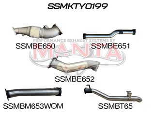 Toyota Landcruiser VDJ79 V8 4.5L TD, Dual Cab Ute 2012-2016, (Without DPF) 4in Single Turbo Back Wit
