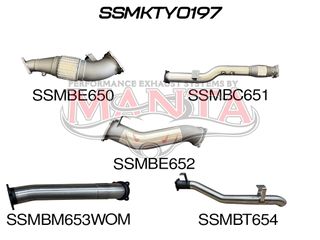 Toyota Landcruiser VDJ79 V8 4.5L TD, Dual Cab Ute 2012-2016, (Without DPF) 4in Single Turbo Back Wit