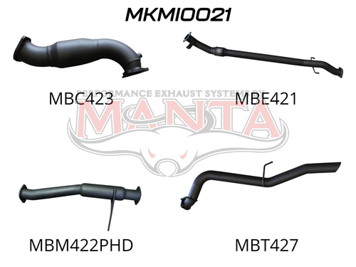 Mitsubishi Triton MN Manual 4X4 2.5L CRD With Cat & Hotdog