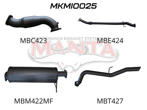 Mitsubishi Triton MN Auto 4X4 2.5L CRD With Cat & Muffler