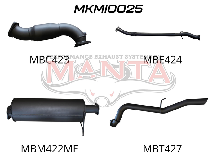Mitsubishi Triton MN Auto 4X4 2.5L CRD With Cat & Muffler