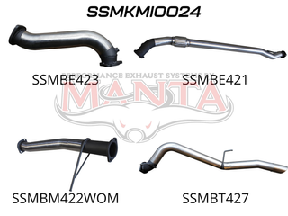 Mitsubishi Triton MN Manual 4X4 2.5L CRD Without Cat & Muffler