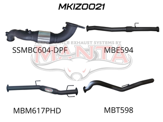 Isuzu D-Max 2020 ON 3.0L TURBO BACK WITH CAT & HOTDOG