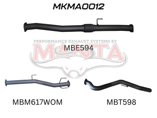 Mazda BT50 2020 ON 3.0L DPF BACK