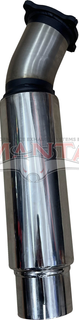 Toyota LandCruiser VDJ78/79 V8 4.5L TD, 4in Centre Muffler
