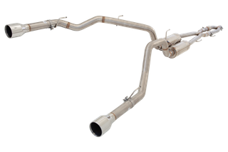 DODGE RAM 1500 2016-2019 Twin 2.5in to twin 3in Cat back system 304 stainless steel
