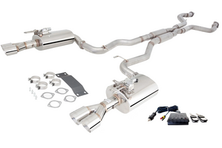 Holden Commodore VE/VF Sedan Cat-Back System w/  Twin 3in Piping Varex Rear Raw 409 Stainless Steel