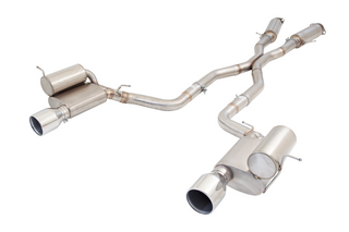 JEEP GRAND CHEROKEE WK2 2011-2017 SRT8 6.4L V8 TWIN 3in CAT-BACK EXHAUST SYSTEM STAINLESS STEEL