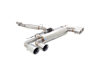 AUDI S3 8V HATCH 2013 ON 2.0L 3in CAT BACK EXHAUST SYSTEM WITH VAREX 304 STAINLESS STEEL