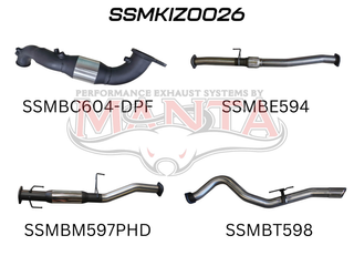 Isuzu D-Max Jan 2017 - 2020 3.0L TURBO BACK WITH CAT & HOTDOG