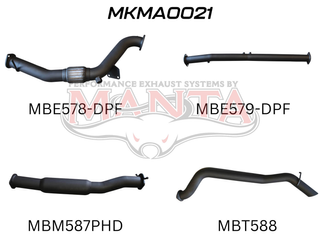 BT50 DPF 3.2L WITH CAT & HOTDOG