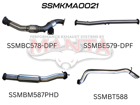 Mazda BT50 DPF 3.2L WITH CAT & HOTDOG