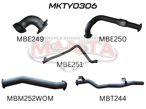 Toyota Landcruiser HDJ79 Ute 3 Turbo Back Without Muffler