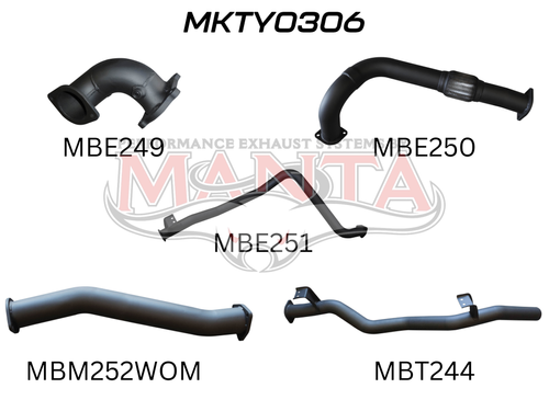 Toyota Landcruiser HDJ79 Ute 3 Turbo Back Without Muffler