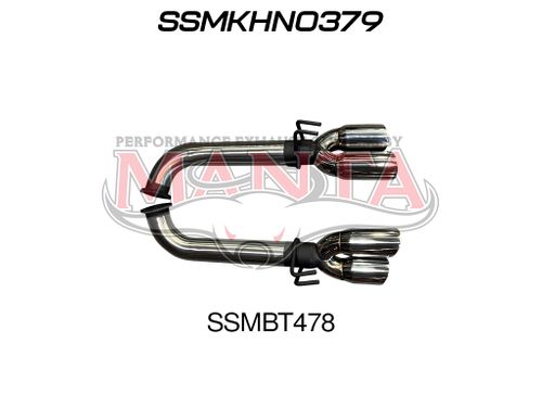 VE Sedan, Wagon V8 6.0L HSV & SS 3in Dual Tail Pipes Muffler Delete Kit