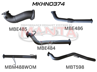 COLORADO RC 3.0L 08 - 10 LWB WITHOUT CAT & WITHOUT MUFFLER