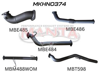 Holden Commodore COLORADO RC 3.0L 08 - 10 LWB WITHOUT CAT & WITHOUT MUFFLER