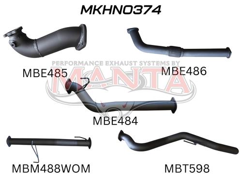 Holden Commodore COLORADO RC 3.0L 08 - 10 LWB WITHOUT CAT & WITHOUT MUFFLER